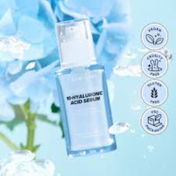 NIB- I DEW CARE Hydra Vibes Serum, 10-Hyaluronic Acid, 1.01 fl oz/30 mL - Picture 2 of 7